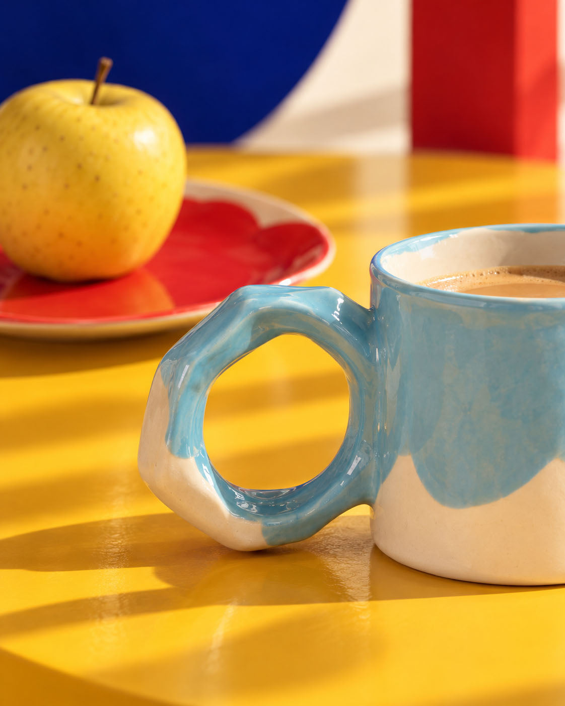 Set of 2 Mugs with Large Handles