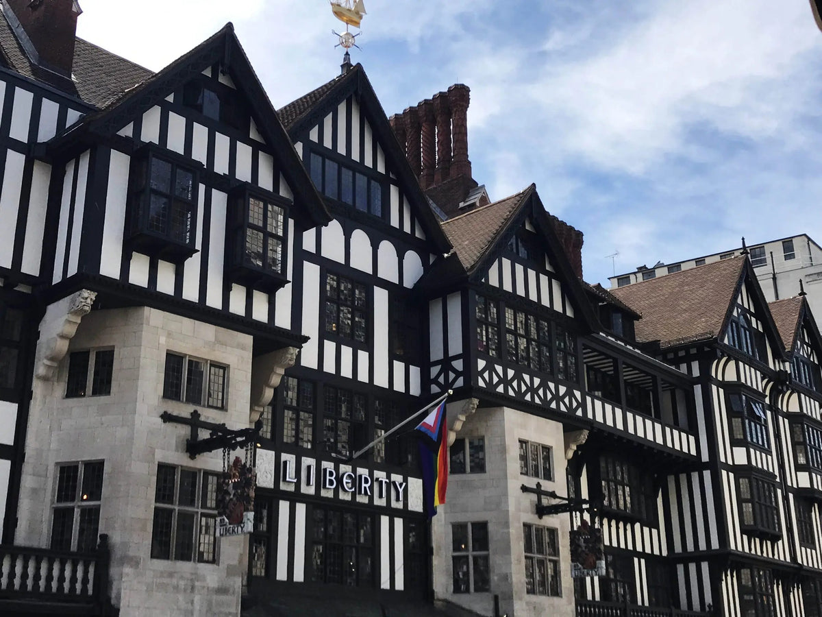 Tudor-style exterior of Liberty London department store
