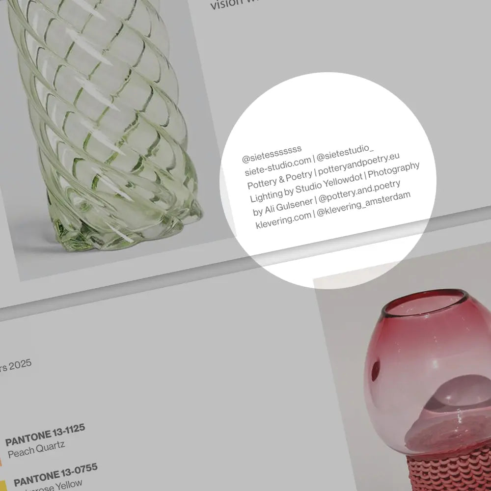 Featured in Pantone’s View book 2025