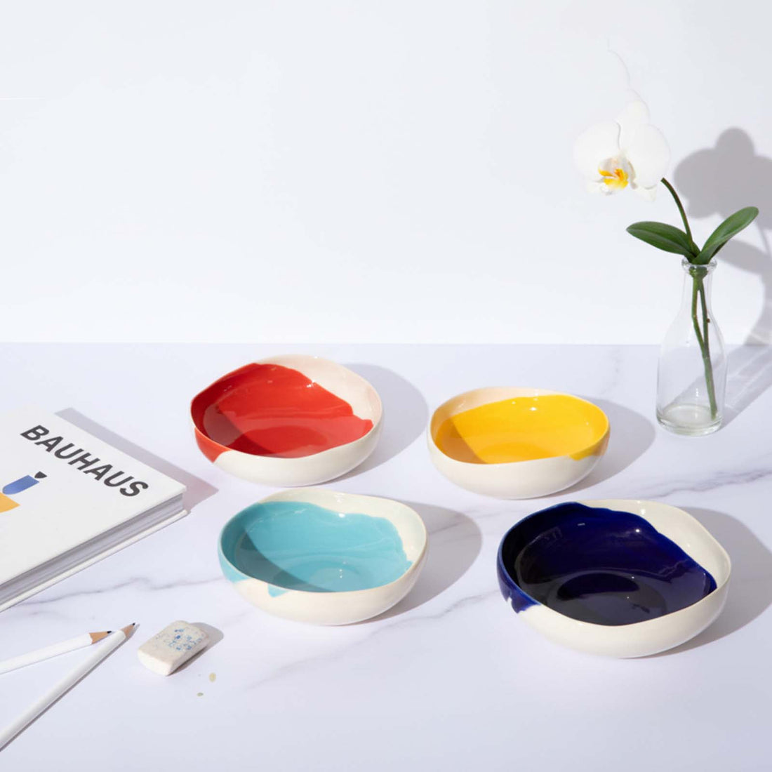 BAUHAUS Round Bowls — Set of 4