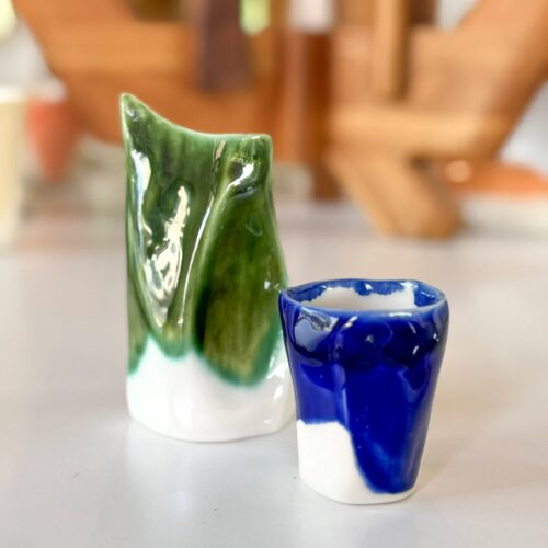 creamer and cup set