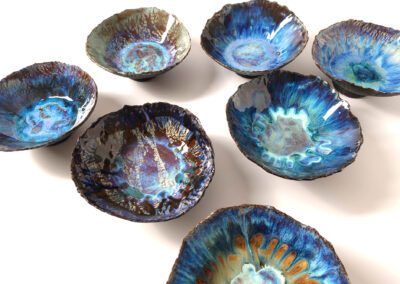 bowls set from collection Universe, made for chef Bruno Verjus, Paris