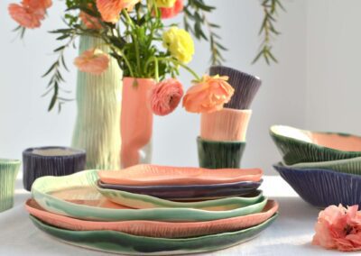 textured collection Pottery and Poetry