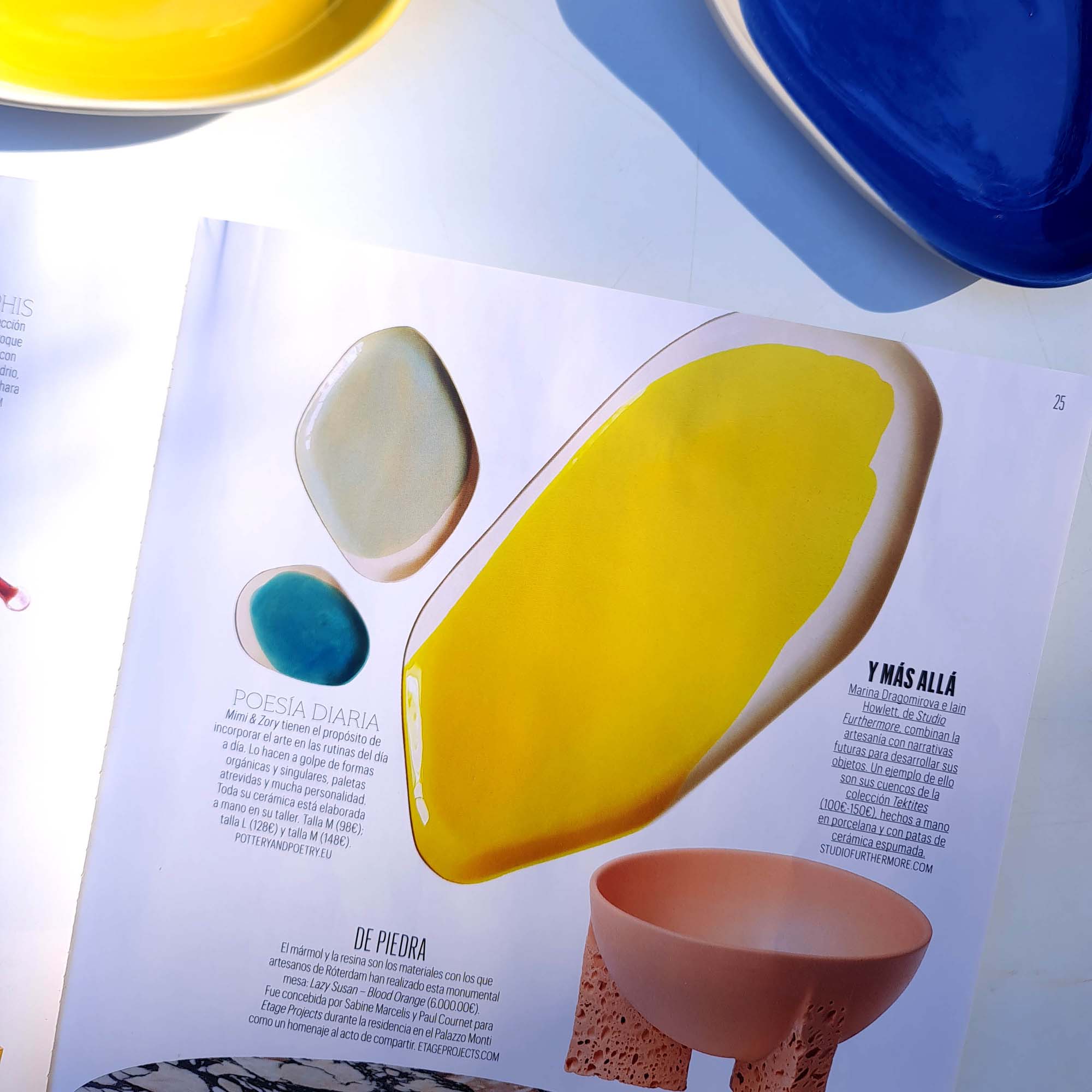 Pottery and Poetry featured product at AD Spain