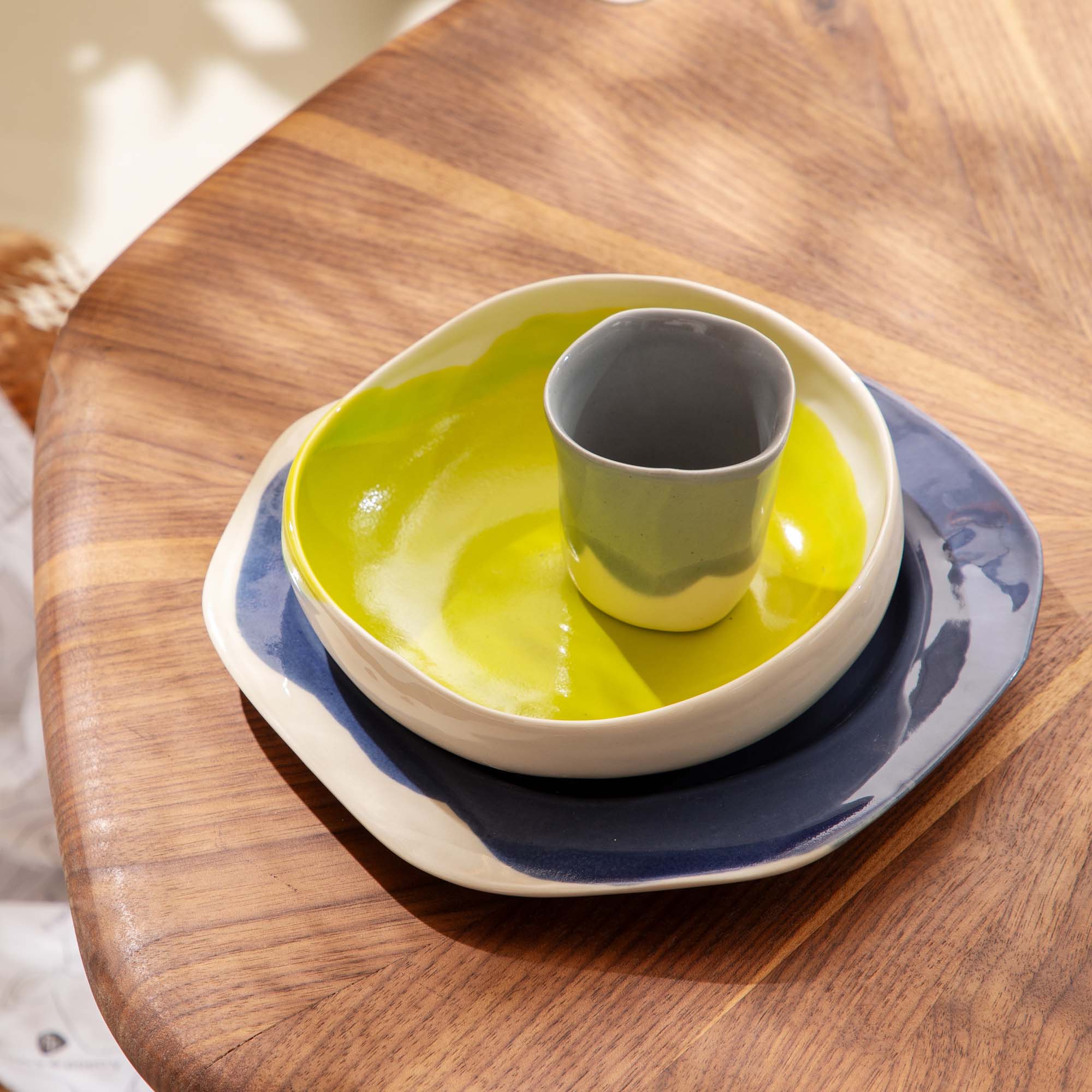 kid set bowl, plate and a cup for custom colors