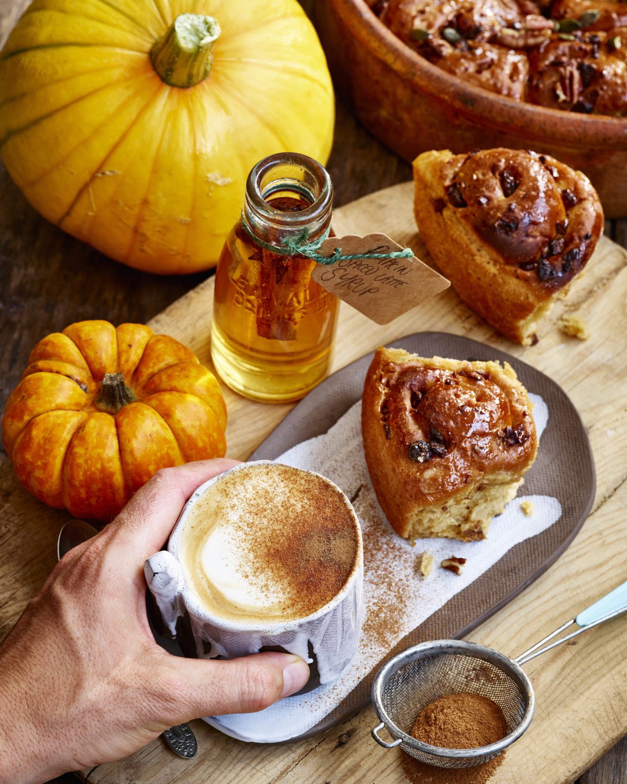 recipe by Gaz Oackley with pumpkins