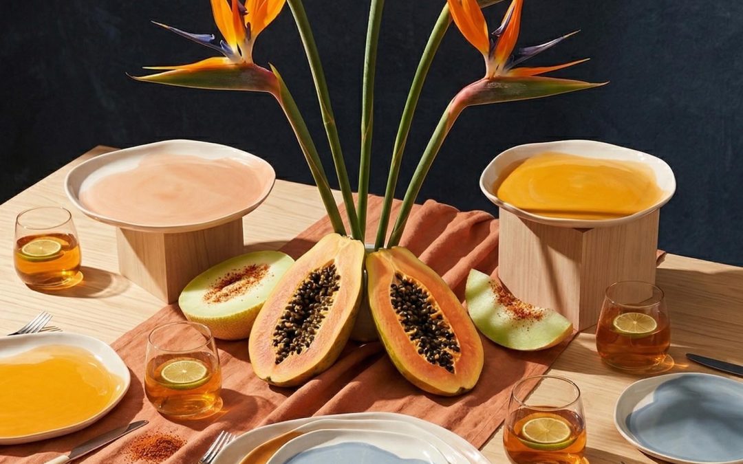 A plate is a small architecture for food