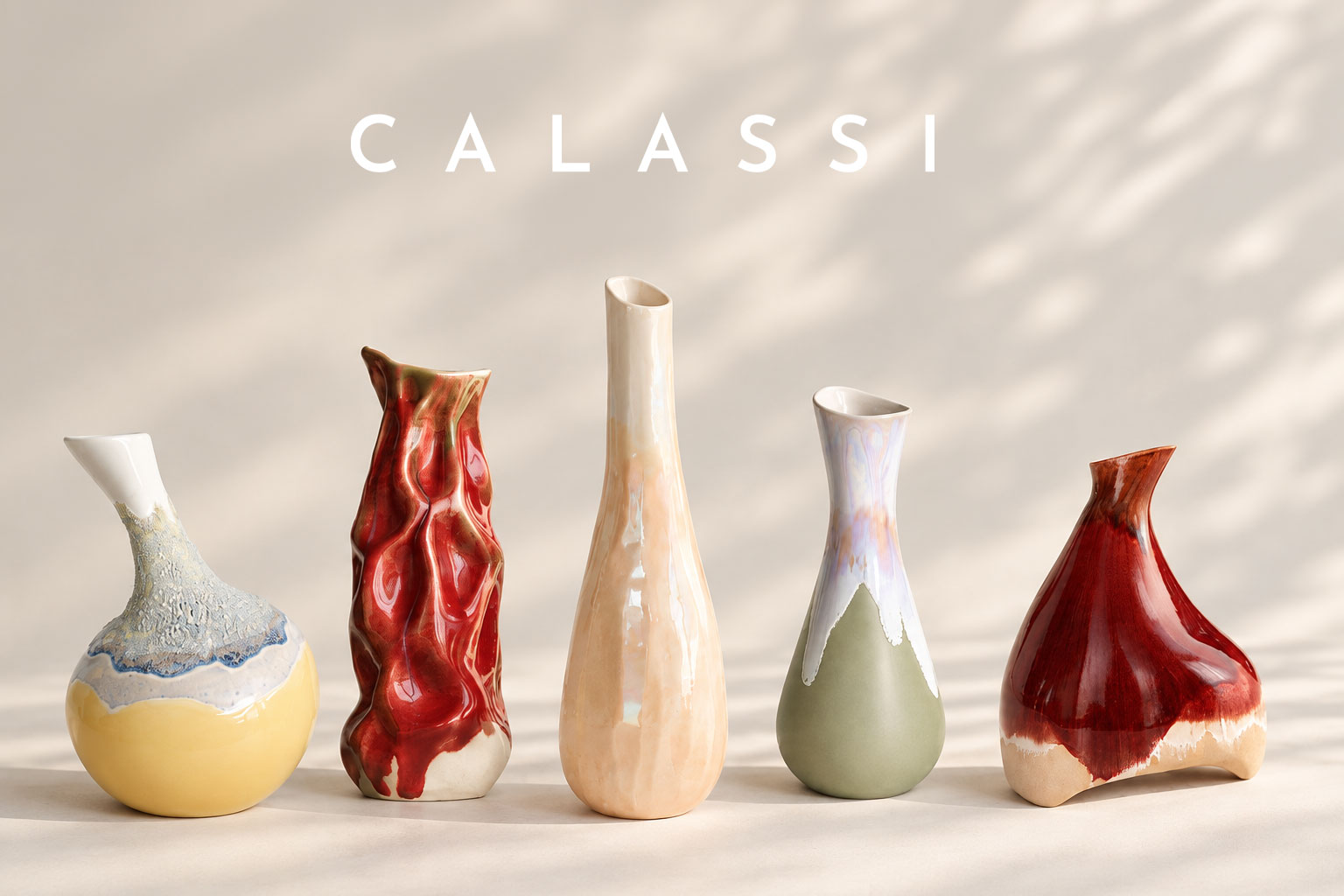 CALASSI-5-VESSELS porcelain plate with copper graphics
